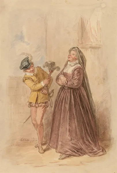 Illustrations to Shakespeare Pl.045 (19th century) av John Massey Wright