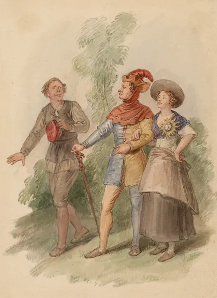 Illustrations to Shakespeare Pl.050 (19th century) av John Massey Wright