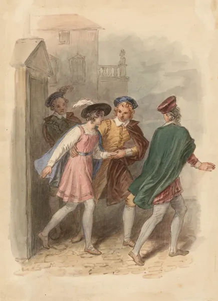 Illustrations to Shakespeare Pl.052 (19th century) av John Massey Wright
