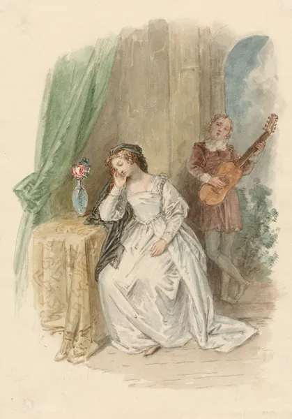 Illustrations to Shakespeare Pl.054 (19th century) av John Massey Wright