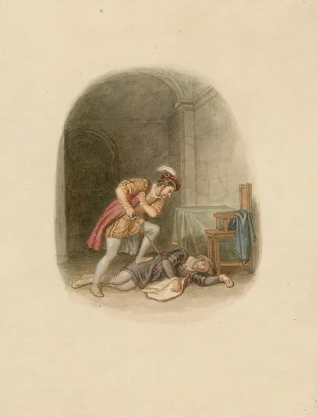 Illustrations to Shakespeare Pl.085 (19th century) av John Massey Wright