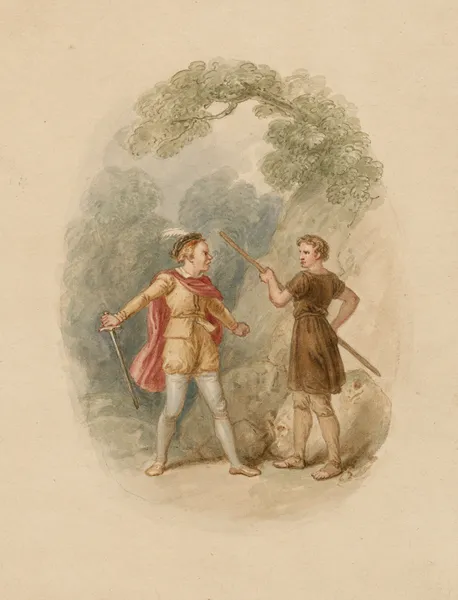 Illustrations to Shakespeare Pl.088 (19th century) av John Massey Wright
