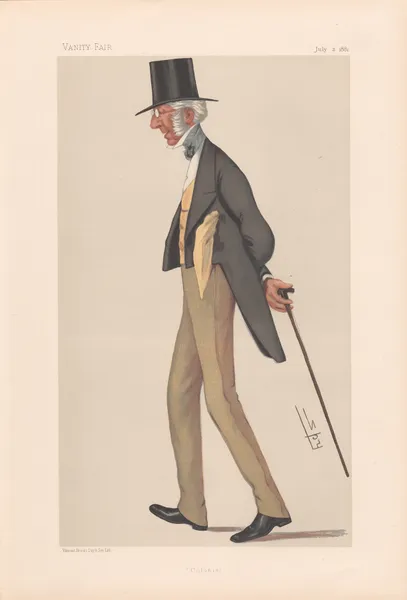 Bankers and Financiers. ‘Colonial’. Mr. Charles Cox. 2 July 1881 av Leslie Matthew Ward