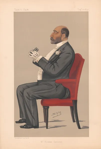Bankers and Financiers. Mr. Reuben Sassoon. 20 September 1890 av Leslie Matthew Ward