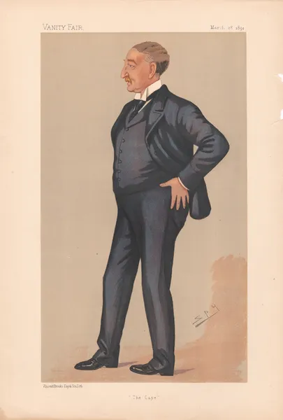 Bankers and Financiers. ‘The Cape’. Hon. Cecil Rhodes. 28 March 1891 av Leslie Matthew Ward