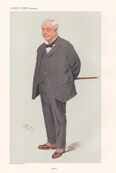 Businessmen and Empire Builders. ‘Burton’. Lord Burton. 25 November 1908 av Leslie Matthew Ward