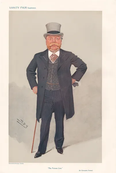 Businessmen and Empire Builders. ‘The Furnace Line’. Sir Christopher Furness. 21 October 1908 av Leslie Matthew Ward