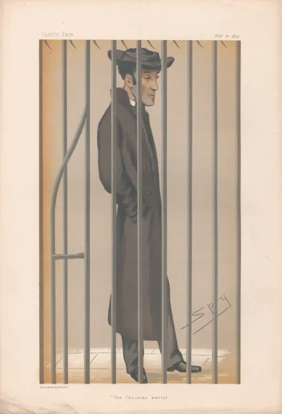Clergy. ‘The Christian martyr’. Rev. Arthur Tooth. 10 February 1877 av Leslie Matthew Ward