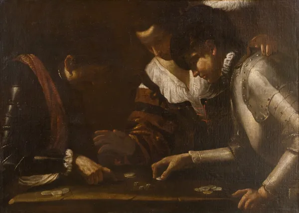 Dice Players av Mattia Preti
