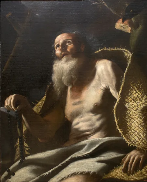 Saint Paul the Hermit (17th century) av Mattia Preti