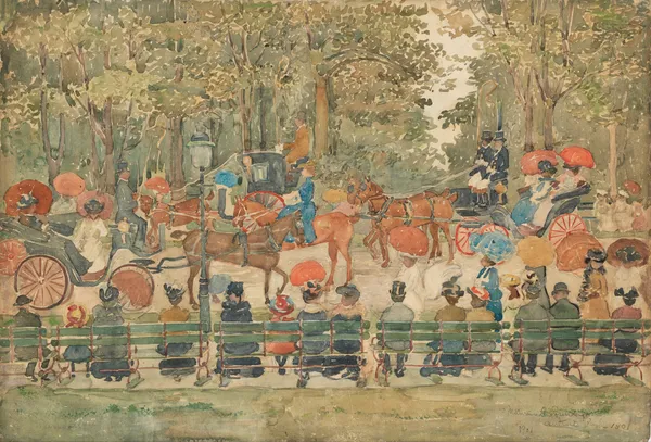 Central Park av Maurice Prendergast