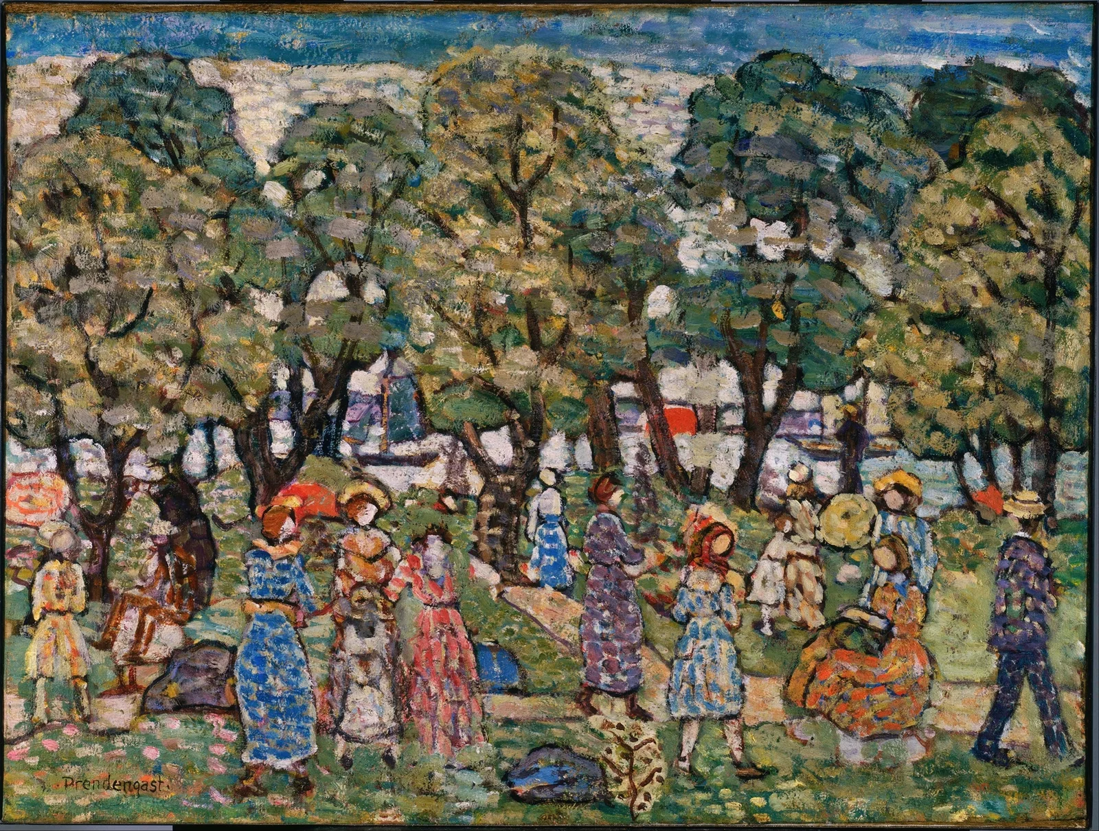 Under the Trees av Maurice Prendergast