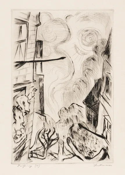 Gesichter Pl.17 av Max Beckmann