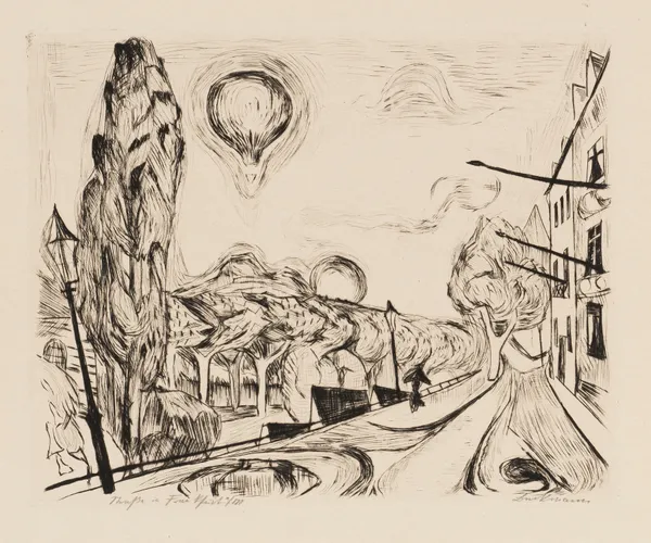 Gesichter Pl.18 av Max Beckmann