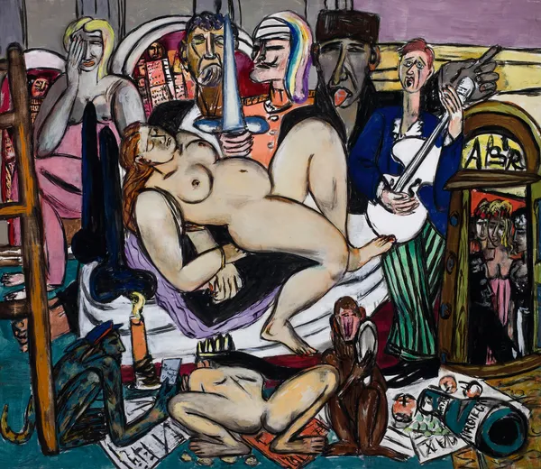 The Town (City Night) av Max Beckmann