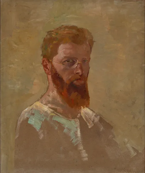 Selbstbildnis av Max Klinger