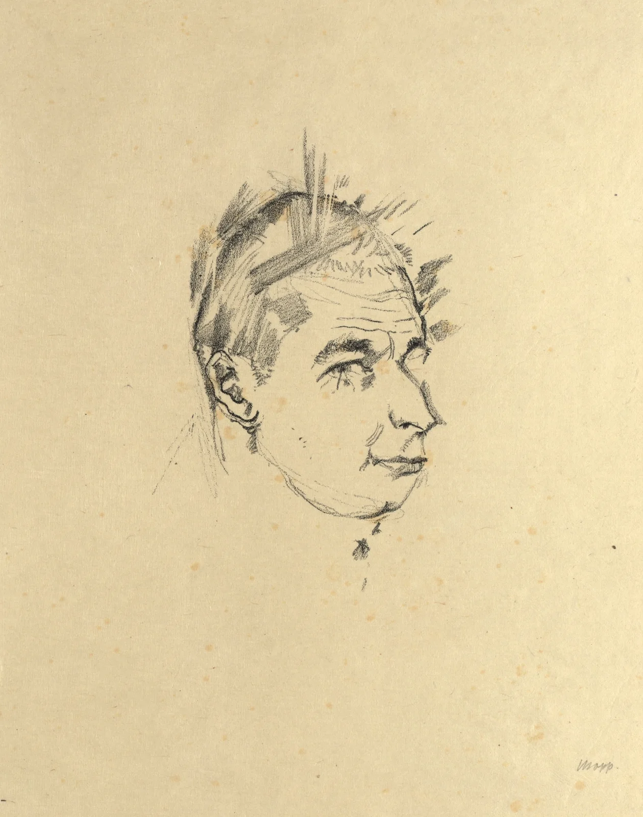 Herrenbildnis av Max Oppenheimer