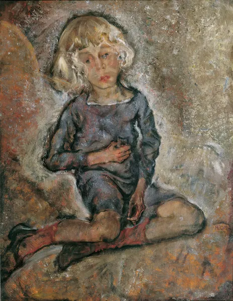 Knabenbildnis Manfred Osthaus av Max Oppenheimer