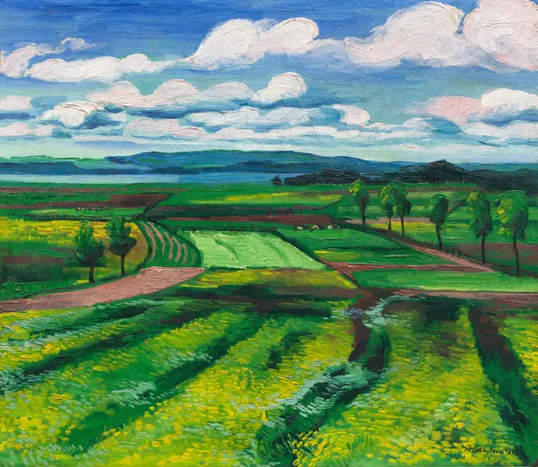 Meadows av Hermann Max Pechstein