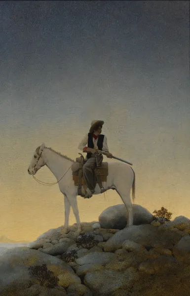The Outlaw av Maxfield Parrish