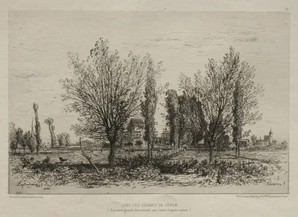 Dans les Champs de Cénon av Maxime Lalanne