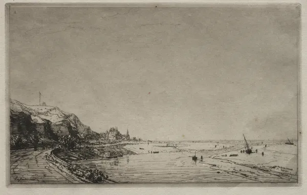 View from Port du Dives (Calvados) av Maxime Lalanne