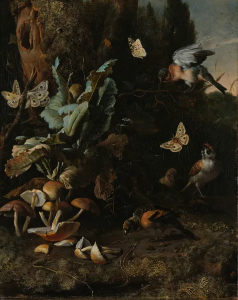 Animals and Plants av Melchior d'Hondecoeter