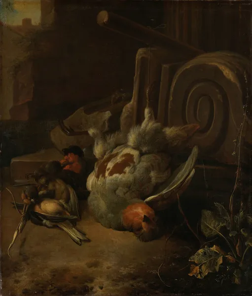 Dead Birds av Melchior d'Hondecoeter