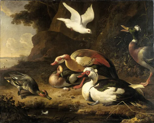 Ducks av Melchior d'Hondecoeter