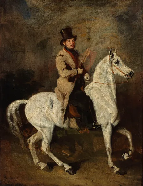 Portrait of Kazimierz Skórkowski av Piotr Michałowski