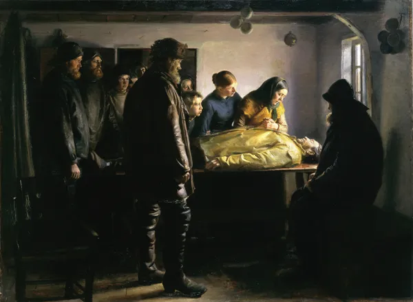 Den druknede av Michael Ancher