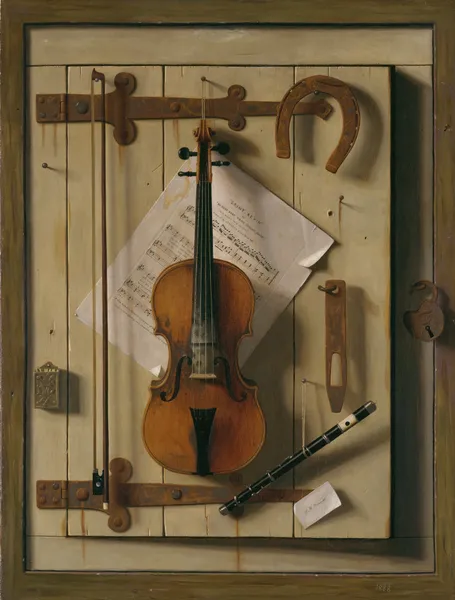 Still Life—Violin and Music av William Michael Harnett