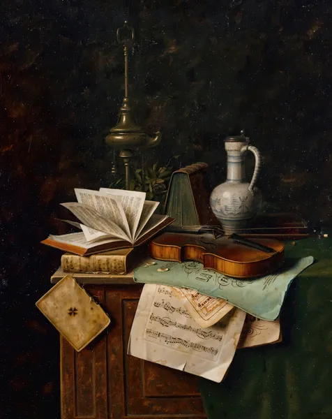 Still Life With Violin av William Michael Harnett