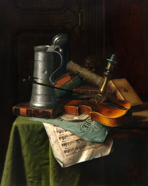Still Life with Violin av William Michael Harnett