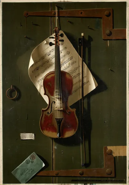 The old violin av William Michael Harnett