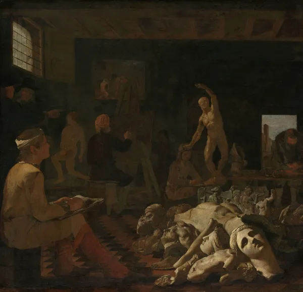 A Painter’s Studio av Michael Sweerts