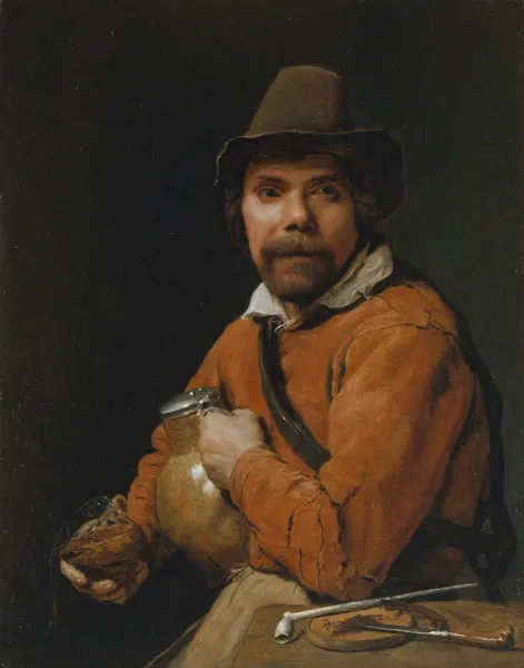 Man Holding a Jug av Michael Sweerts