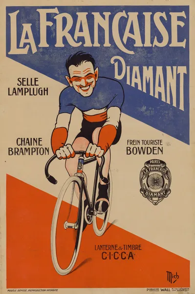La Française Diamant (20th century) av Mich (Michel Liebeaux)