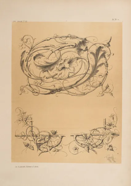 Fleurons;  manière allemande av Michel Liénard