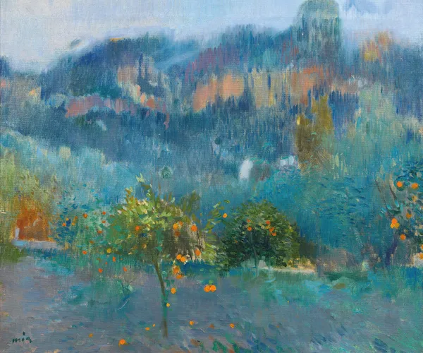 Paisaje Mallorquín Con Naranjos (Orange Trees In Mallorca) av Joaquin Mir Trinxet