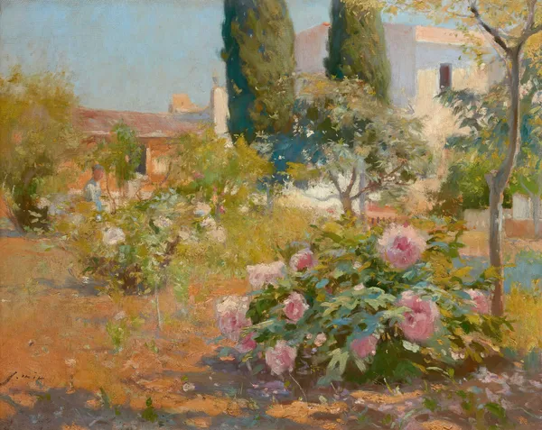 Spanish Jardin (Garden In Bloom) av Joaquin Mir Trinxet