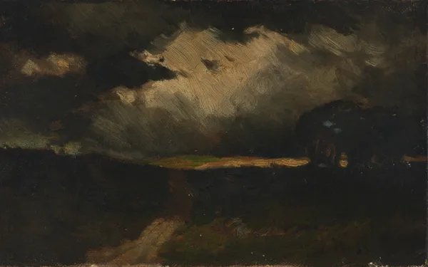 The Storm av Edward Mitchell Bannister