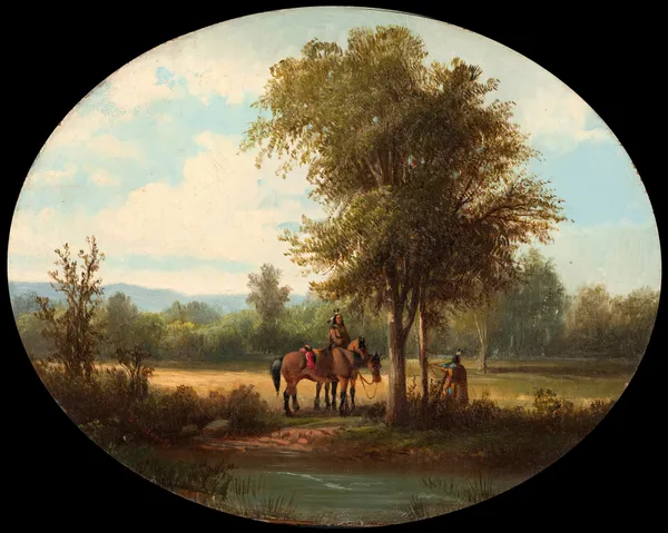 A Morning in Milk River Valley av John Mix Stanley