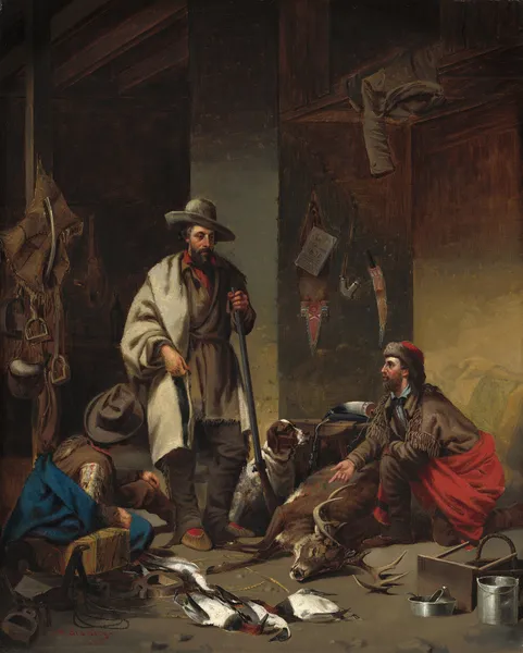 The Trapper’s Cabin av John Mix Stanley