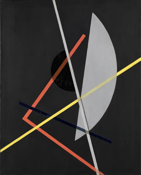 E IV (Konstruktion VII) av László Moholy-Nagy