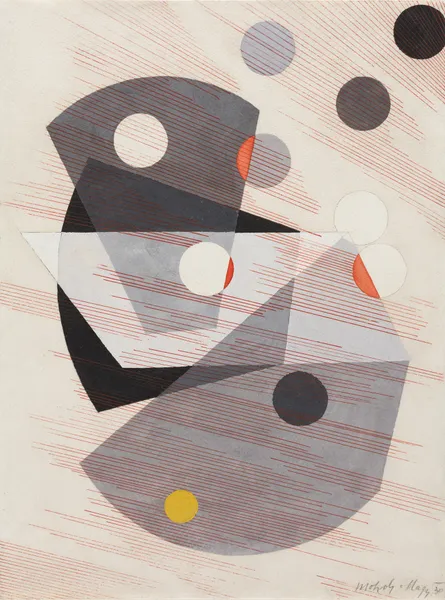 Grey Overlappings av László Moholy-Nagy
