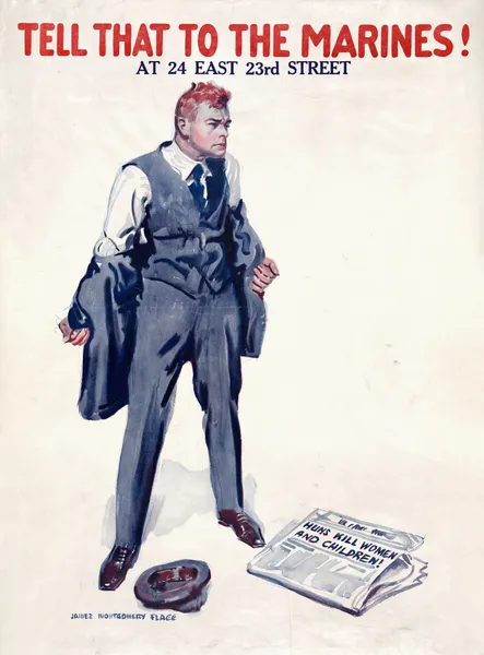 Tell that to the Marines! At 24 E 23rd Street av James Montgomery Flagg