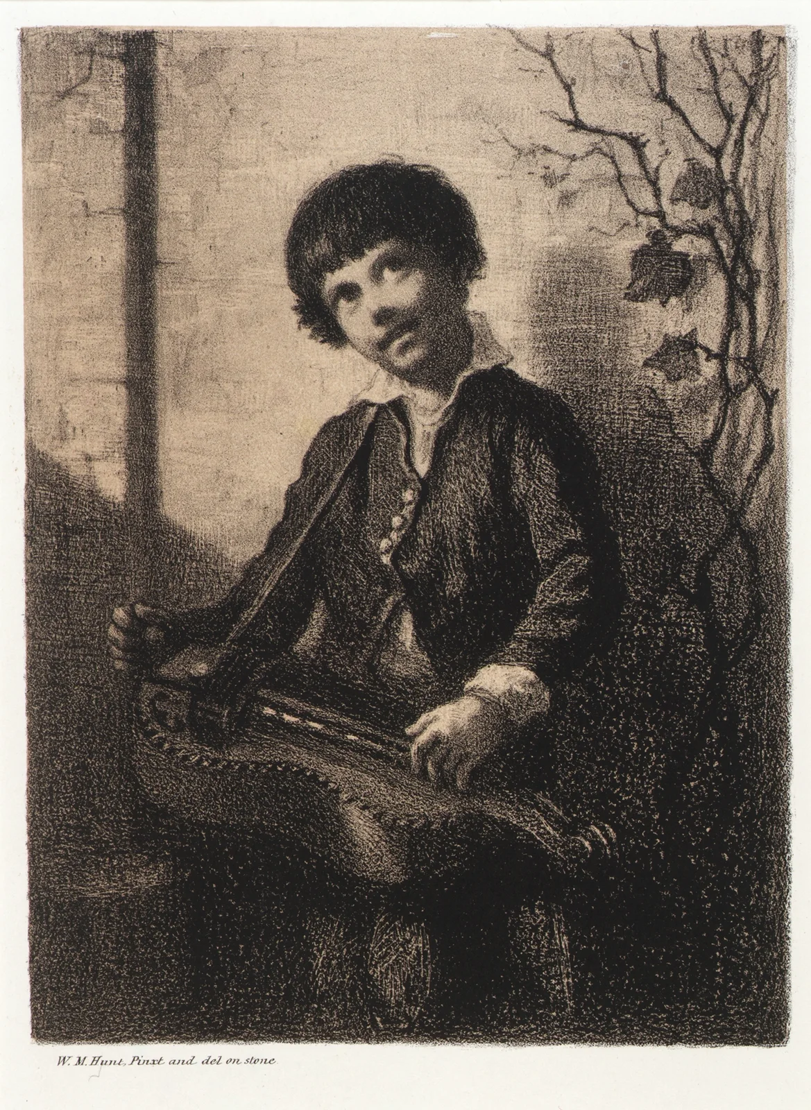 Hurdy-Gurdy Boy av William Morris Hunt
