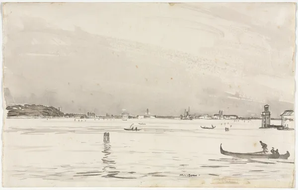Lagoon, Venice av Muirhead Bone