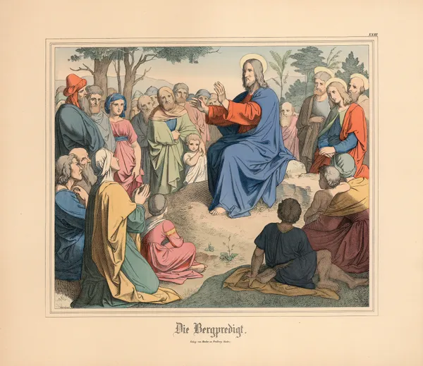 Die Bergpredigt (19th century) av Johann Nepomuk Heinemann